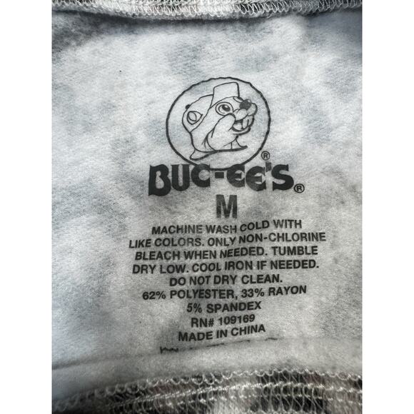 Buc-ee’s Leopard Print Sweatshirt Women’s Medium Pink Cheetah Graphic Pullover - Picture 2 of 5